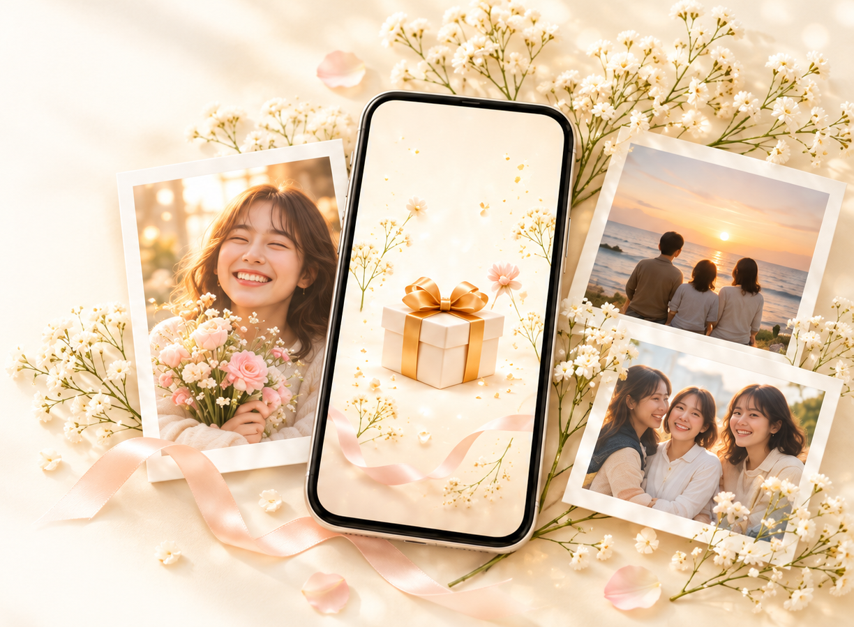 スマートフォンと写真で届けるLienorのサプライズ体験
